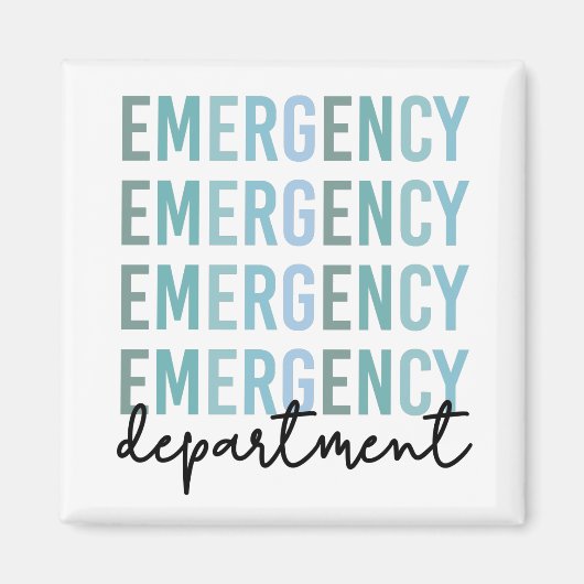 救急科のERスタッフ | ERナース | ER Tech マグネット (正面)