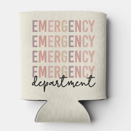 救急科のERスタッフ | ERナース | ER Tech 缶クーラー (裏面)