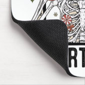 救急科スケルトン看護コーヒー愛好家 マウスパッド (コーナー)