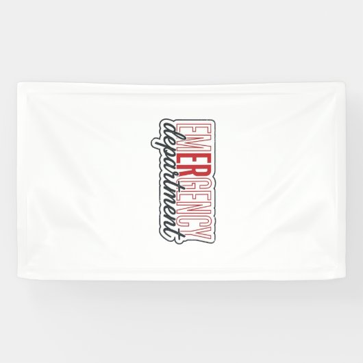 救急科タイポグラフィーTシャツデザイン_1 横断幕 (横)