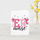 救急科バレンタインデーEr Ed Nursing カード (黄色い花)