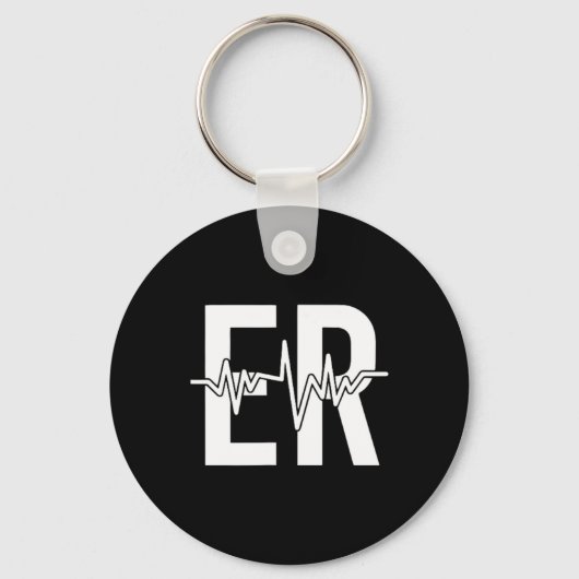 救急科Erナース前面+背面Emergence キーホルダー (正面)