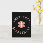 救急科Er Ed救急室ナースTr カード (黄色い花)