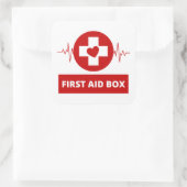 救急箱の四角シール スクエアシール (バッグ)