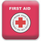 救急箱の小道具 シール (正面)