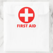 救急箱の角シール スクエアシール (バッグ)