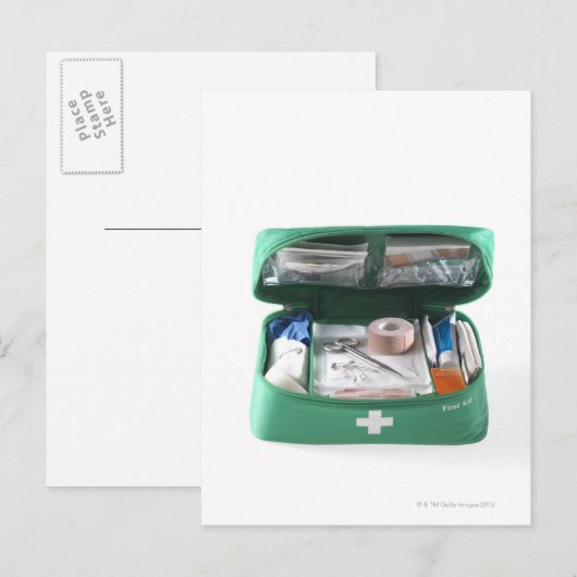 救急箱。 ポストカード (正面/裏面)