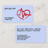 救急訓練士 名刺 (正面/裏面)