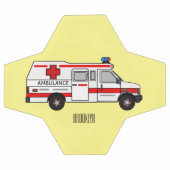 救急車のイラストレーション サッカーボール (フラット)