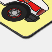 救急車のイラストレーション デスクマット (コーナー)