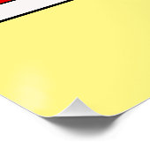 救急車のイラストレーション ポスター (コーナー)