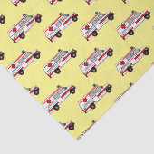 救急車のイラストレーション 薄葉紙 (詳細)