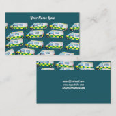 救急車の壁紙、ここのあなたの名前 名刺 (正面/裏面)