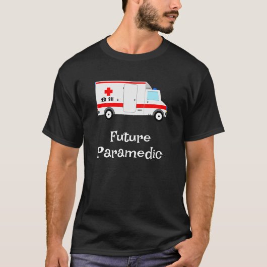 救急車の救急医療隊員Tシャツフ子供へァンチャーズ Tシャツ (正面)