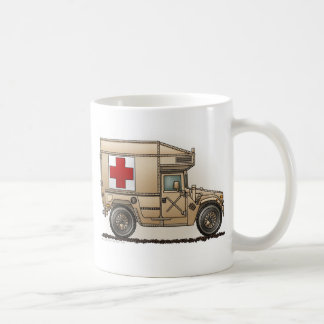救急車の軍のハンマーの医者 コーヒーマグカップ