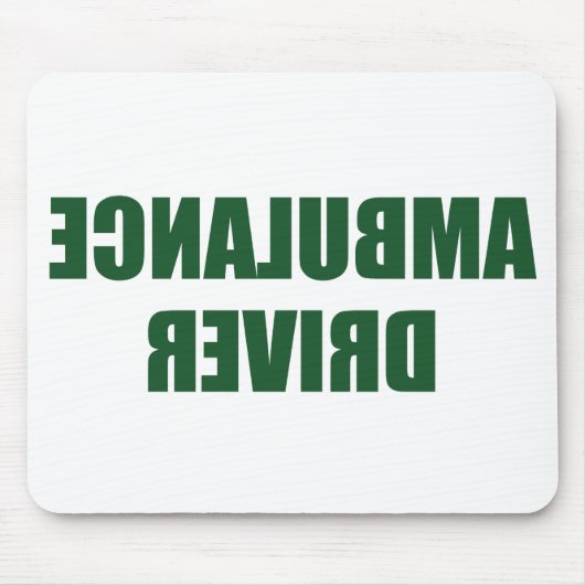 救急車の運転手 マウスパッド (正面)
