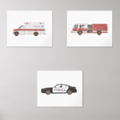 救急車キッズルームデコール (正面)