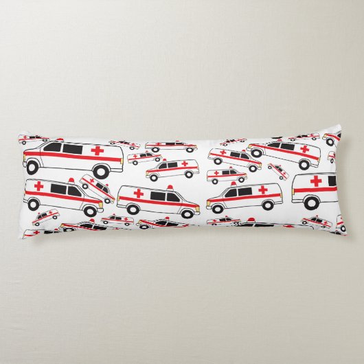 救急車型 ボディピロー (裏面)