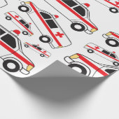 救急車型 ラッピングペーパー (角)