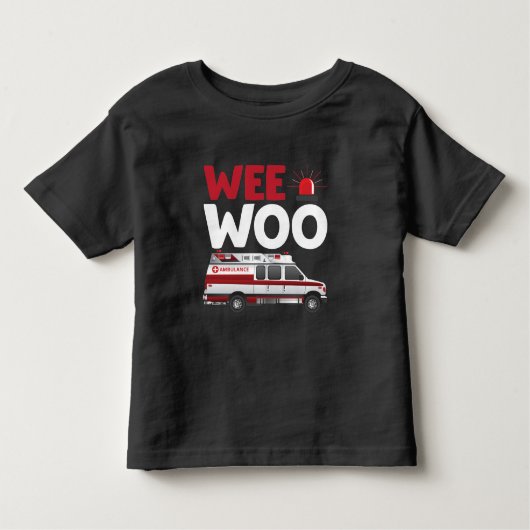 救急車救急車EMS車 トドラーTシャツ (正面)