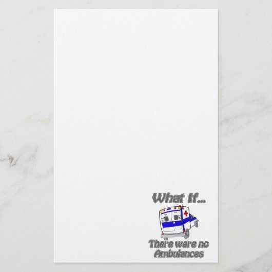 救急車無し 便箋 (正面)
