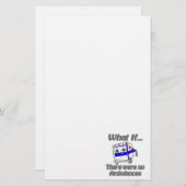 救急車無し 便箋 (正面/裏面)