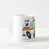 救急車 コーヒーマグカップ (正面左)