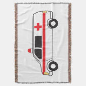 救急車 スローブランケット (正面縦)