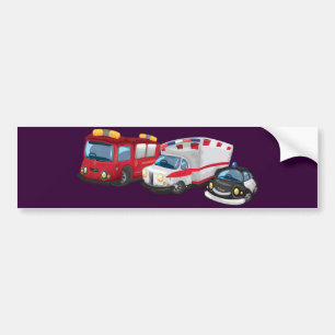 救急車 バンパーステッカー