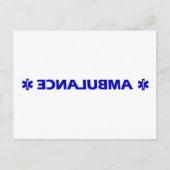 救急車 ポストカード (正面)