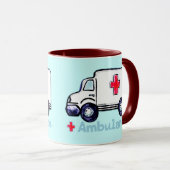 救急車 マグカップ (正面右)
