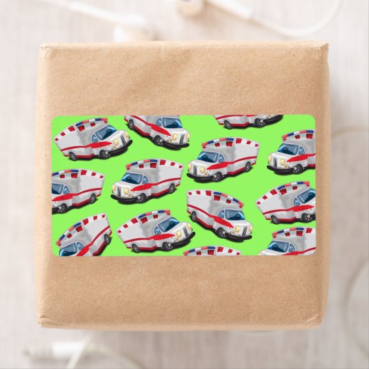 救急車 ラベル (インサイチュ)