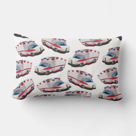 救急車 ランバークッション (正面)