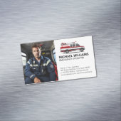 救急車 |救急医療隊員作業者 マグネット名刺 (インサイチュ)