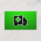 救急車;緑 名刺 (裏面)