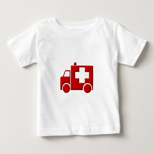 救急車/EMT ベビーTシャツ (正面)