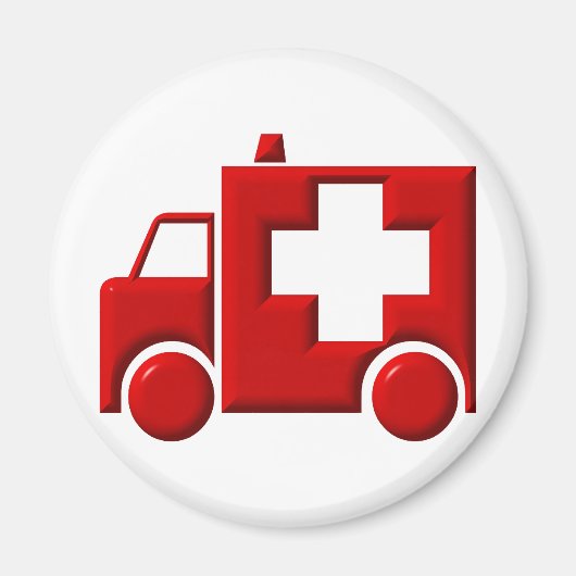 救急車/EMT マグネット (正面)