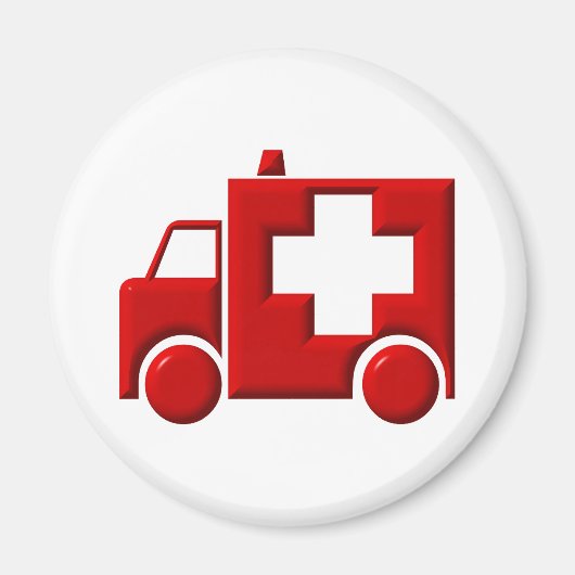救急車/EMT マグネット (正面)