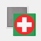 救急車 – Medic (cross) – 救急車救済, マグネット (正面/裏面)