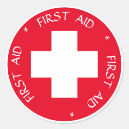 救急車 – Medic (cross) – 救急車救済, ラウンドシール