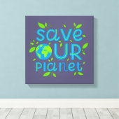 救惑星 キャンバスプリント (インサイチュ (ウッドフロア))