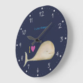 救救鯨 ラージ壁時計 (傾斜)
