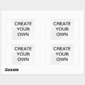 救日だ! – 独自のステッカーを作成 長方形シール (シート)