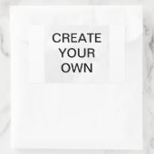 救日だ! – 独自のステッカーを作成 長方形シール (バッグ)