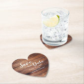 救日ウッドプリント結婚式の引き出物 ペーパーコースター (インサイチュ)