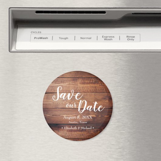救日ウッドプリント結婚式の引き出物 マグネット (インサイチュ (食洗機))