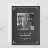 救日付結婚式招待状 セーブザデート (裏面)