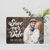 救日結婚の |手書きスクリプトハート 招待状 (スタンド正面)