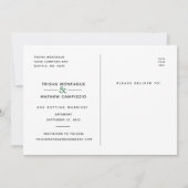 救日結婚付 |スクエレガントリプト 招待状 (裏面)