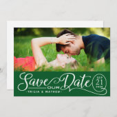 救日結婚付 |スクエレガントリプト 招待状 (正面/裏面)